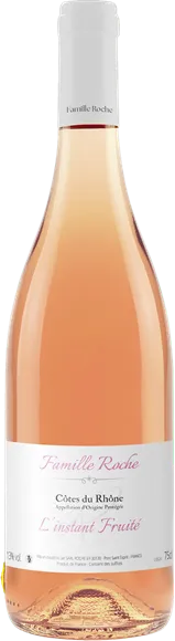 image du vin Côtes du Rhône l’Instant Fruité Rosé 2023 Famille Roche