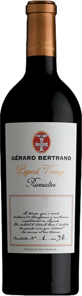 photo du vin Rivesaltes Legend Vintage Ambré Rouge 1969 Gérard Bertrand