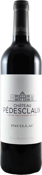 photo du vin Château Pédesclaux Pauillac Rouge 2014