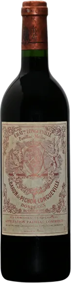 photo du vin Château Pichon-Longueville Baron Pauillac Rouge 1998