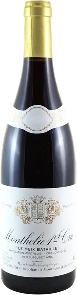photo du vin Monthélie 1er Cru le Meix Bataille Rouge 2019 Domaine Paul Garaudet