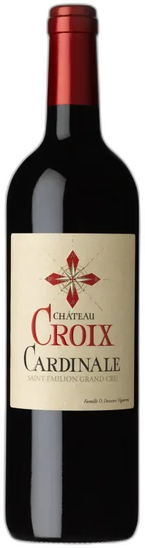 photo du vin Château Croix Cardinale Saint-Emilion Grand Cru Rouge 2019