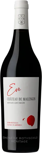 aperçu du vin Montagne-Saint-Emilion Château de Malengin Eve Rouge 2021 Edmond de Rothschild
