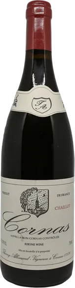 photo du vin Cornas Chaillot Rouge 2018 Domaine Thierry Allemand