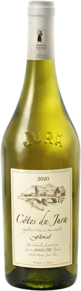 vue du vin Côtes du Jura Floral Blanc 2021 Domaine Jean-Luc Mouillard