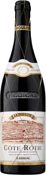 illustration du vin Côte Rôtie la Mouline Rouge 2021 Maison Guigal
