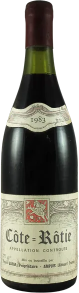 image du vin Côte Rôtie Rouge 1983 Domaine Barge