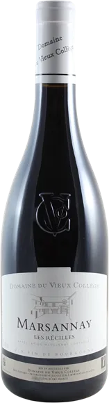 vue du vin Marsannay les Récilles Rouge 2020 Domaine du Vieux Collège