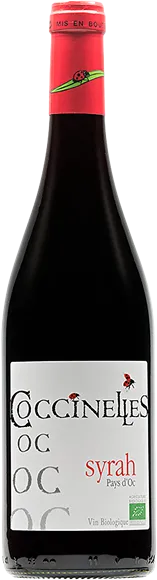 image du vin Pays d’oc Syrah Rouge 2023 Château des Coccinelles