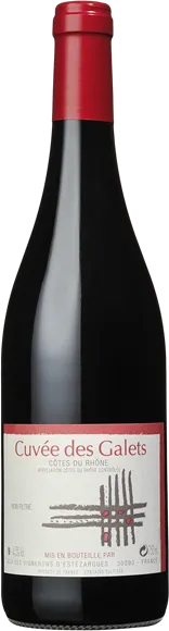 photo du vin Côtes du Rhône Cuvée des Galets Rouge 2023 Vignerons d’Estézargues