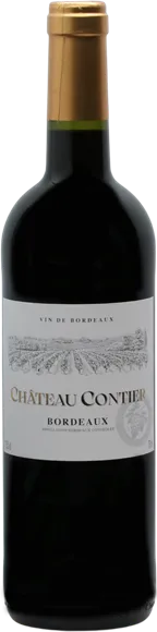 vue du vin Château Contier Bordeaux Rouge 2022