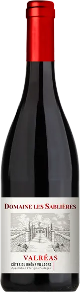 photo du vin Côtes du Rhône Villages Valréas Rouge 2019 Domaine les Sablières