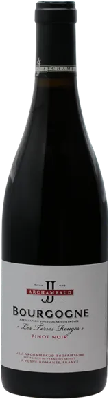 photo du vin Bourgogne les Terres Rouges Pinot Noir Rouge 2022