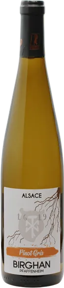 aperçu du vin Alsace Pinot Gris Blanc 2019
