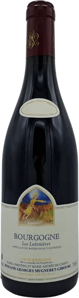 image du vin Bourgogne les Lutenières Rouge 2020 Domaine Georges Mugneret Gibourg