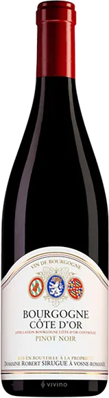 illustration du vin Bourgogne Côte-d’or Pinot Noir Rouge 2021 Domaine Robert Sirugue