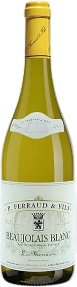 image du vin Beaujolais les Merrains Blanc 2022 Domaine Ferraud