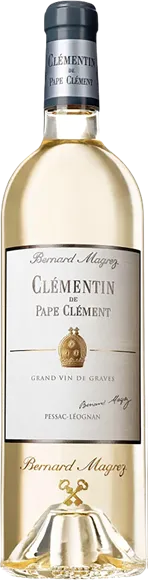 vue du vin Château Pape Clément Pessac-Léognan Clémentin de Pape Clément Blanc 2018
