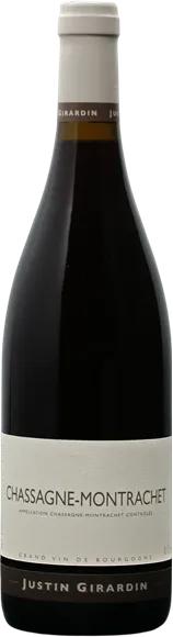 aperçu du vin Chassagne-Montrachet Rouge 2022 Justin Girardin