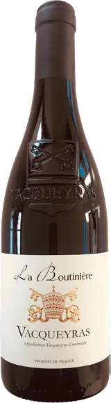 photo du vin Vacqueyras Rouge 2022 Domaine la Boutinière