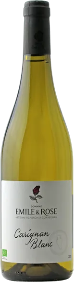 photo du vin Coteaux de Béziers Carignan Blanc 2022 Domaine Emile et Rose