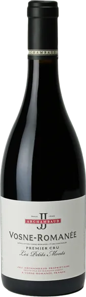 capture du vin Vosne-Romanée 1er Cru les Petits Monts Rouge 2020