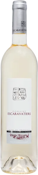 capture du vin Côtes de Provence Tegula Escaravatiers Blanc 2023 Domaine des Escaravatiers