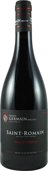 vue du vin Saint-Romain Sous le Château Rouge 2021 Domaine Germain Père et Fils