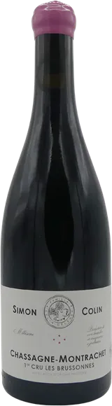 photos du vin Chassagne-Montrachet 1er Cru les Brussonnes Rouge 2022 Simon Colin