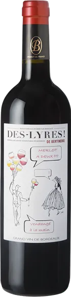 image du vin des-Lyres de Bertinerie Rouge 2023