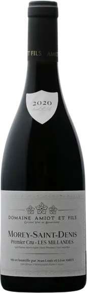 image du vin Morey-Saint-Denis 1er Cru les Millandes Rouge 2020 Domaine Pierre Amiot et Fils