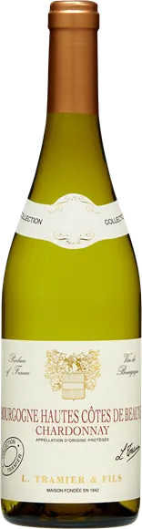 capture du vin Bourgogne Hautes Côtes de Beaune Blanc 2023 Maison Tramier