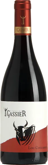 photos du vin Costières de Nîmes Lou Coucardié Rouge 2017 Domaine Gassier