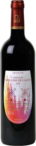 photo du vin Château Moulins de Calon Montagne-Saint-Emilion Rouge 2018