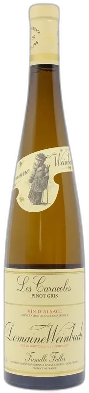 image du vin Alsace Pinot Gris les Caracoles Blanc 2021