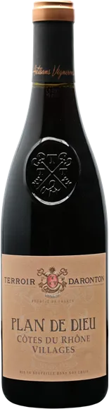 photos du vin Côtes du Rhône Villages Plan de Dieu Rouge 2023 Terroir Daronton