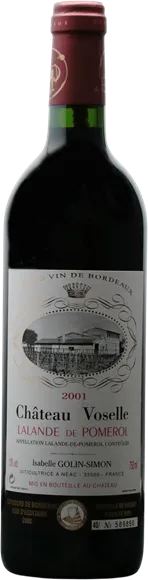 photos du vin Château Voselle Lalande-de-Pomerol Rouge 2001