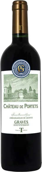 illustration du vin Château de Portets Graves Ambassadeur de Graves Rouge 2019