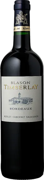 photos du vin Château Timberlay Blason de Timberlay Merlot Cabernet Sauvignon Rouge 2020
