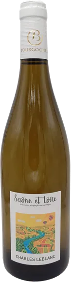 image du vin Saône-et-Loire Blanc 2022 Charles Leblanc