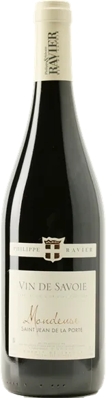 photo du vin Vin de Savoie Mondeuse Saint Jean de la Porte Rouge 2024 Philippe et Sylvain Ravier