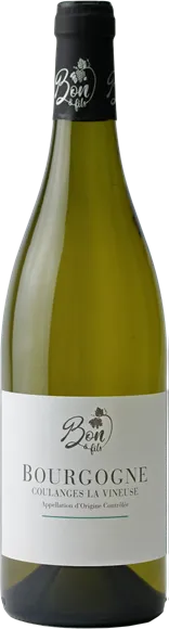photo du vin Bourgogne Coulanges-la-Vineuse Blanc 2023 Domaine Bon et Fils