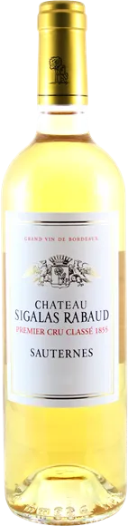 illustration du vin Château Sigalas Rabaud Sauternes 1er Cru Classé Blanc 1989