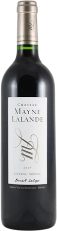 illustration du vin Château Mayne Lalande Bouteille Rouge 2017