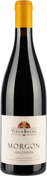 image du vin Morgon Cinq Terres Rouge 2021 Clos du Vieux Bourg