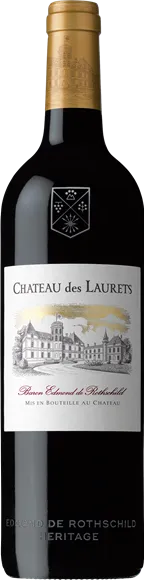 illustration du vin Puisseguin-Saint-Emilion Château des Laurets Rouge 2019 Edmond de Rothschild