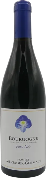 vue du vin Bourgogne Pinot Noir Rouge 2022 Famille Messager-Germain