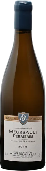 aperçu du vin Meursault 1er Cru Perrières Blanc 2018 Domaine Ballot-Millot