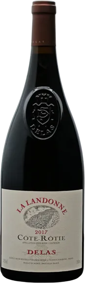 aperçu du vin Côte Rôtie la Landonne Magnum Rouge 2017 Maison Delas Frere