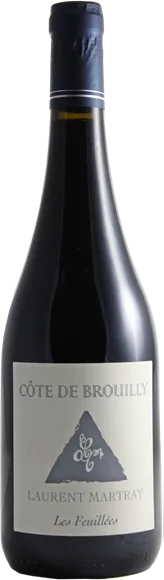 image du vin Côte de Brouilly les Feuillées Rouge 2015 Domaine Laurent Martray